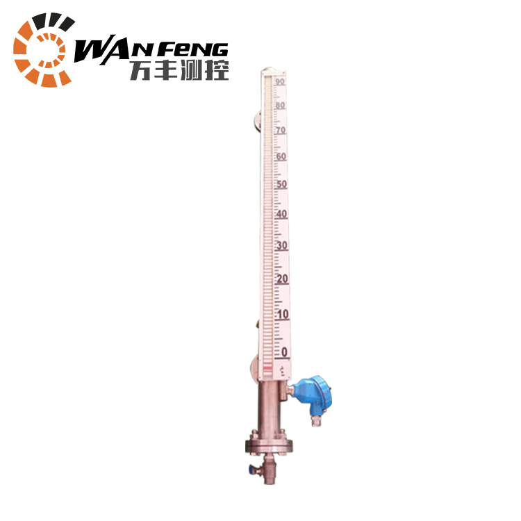 側裝式磁翻板液位計，帶遠傳磁翻板液位計
